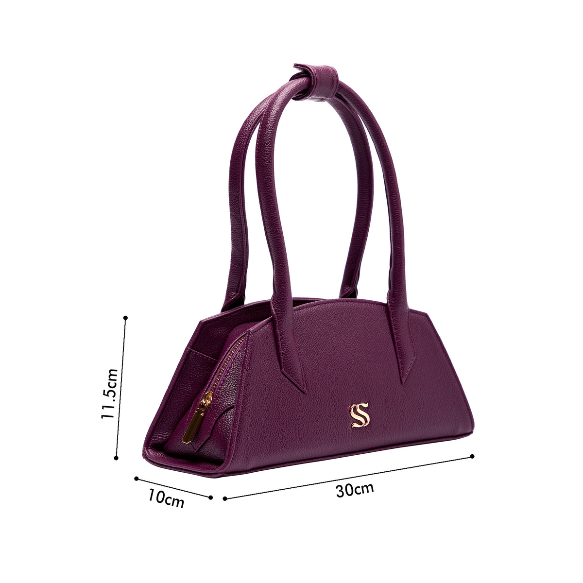 Burgundy Belle Estelle Shoulder bag