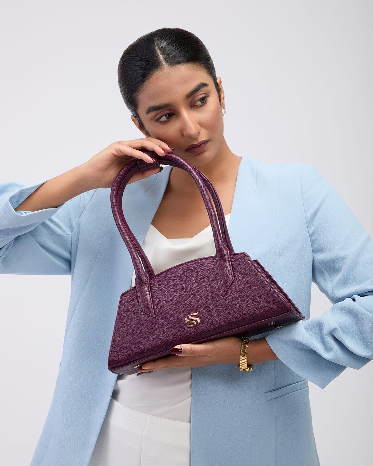 Burgundy Belle Estelle Shoulder bag