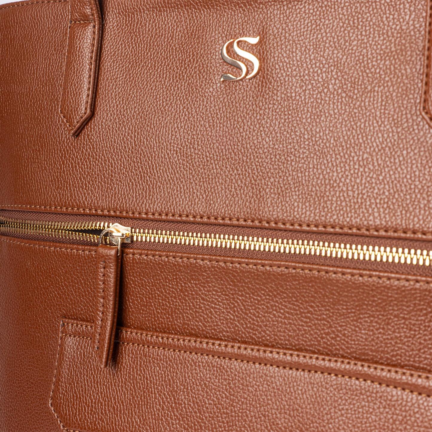 Mocha Elegance Aurea Tote bag for 16" laptop