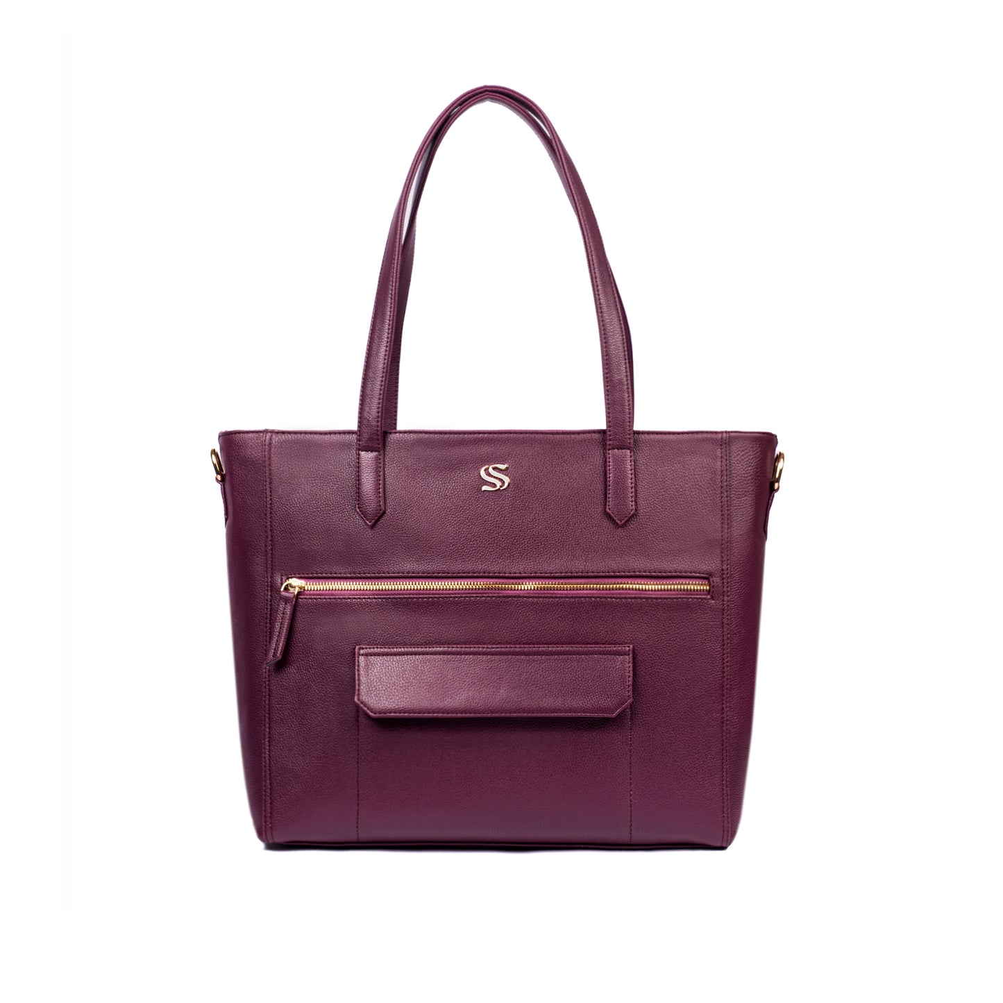 Burgundy Belle Aurea Tote bag for 16" laptop