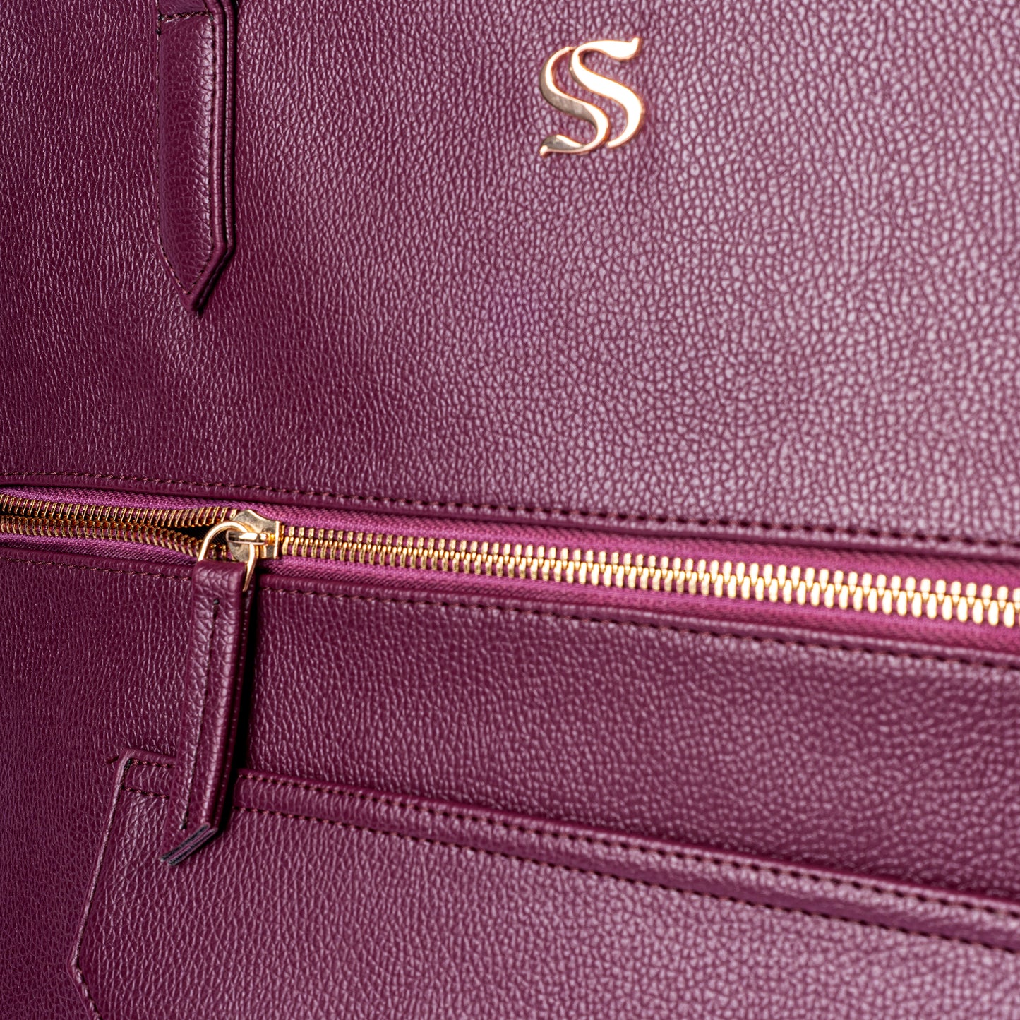 Burgundy Belle Aurea Tote bag for 16" laptop