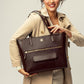 Mahogany Mystique Aurea Tote bag for 16" laptop