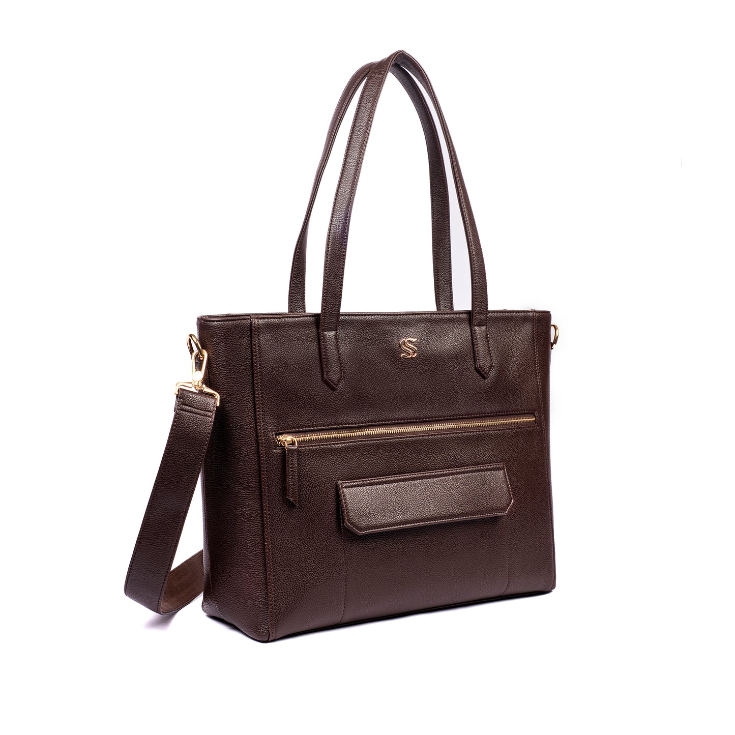 Mahogany Mystique Aurea Tote bag for 16" laptop