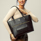 Charcoal Chic Aurea Tote bag for 16" laptop