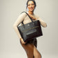 Charcoal Chic Aurea Tote bag for 16" laptop