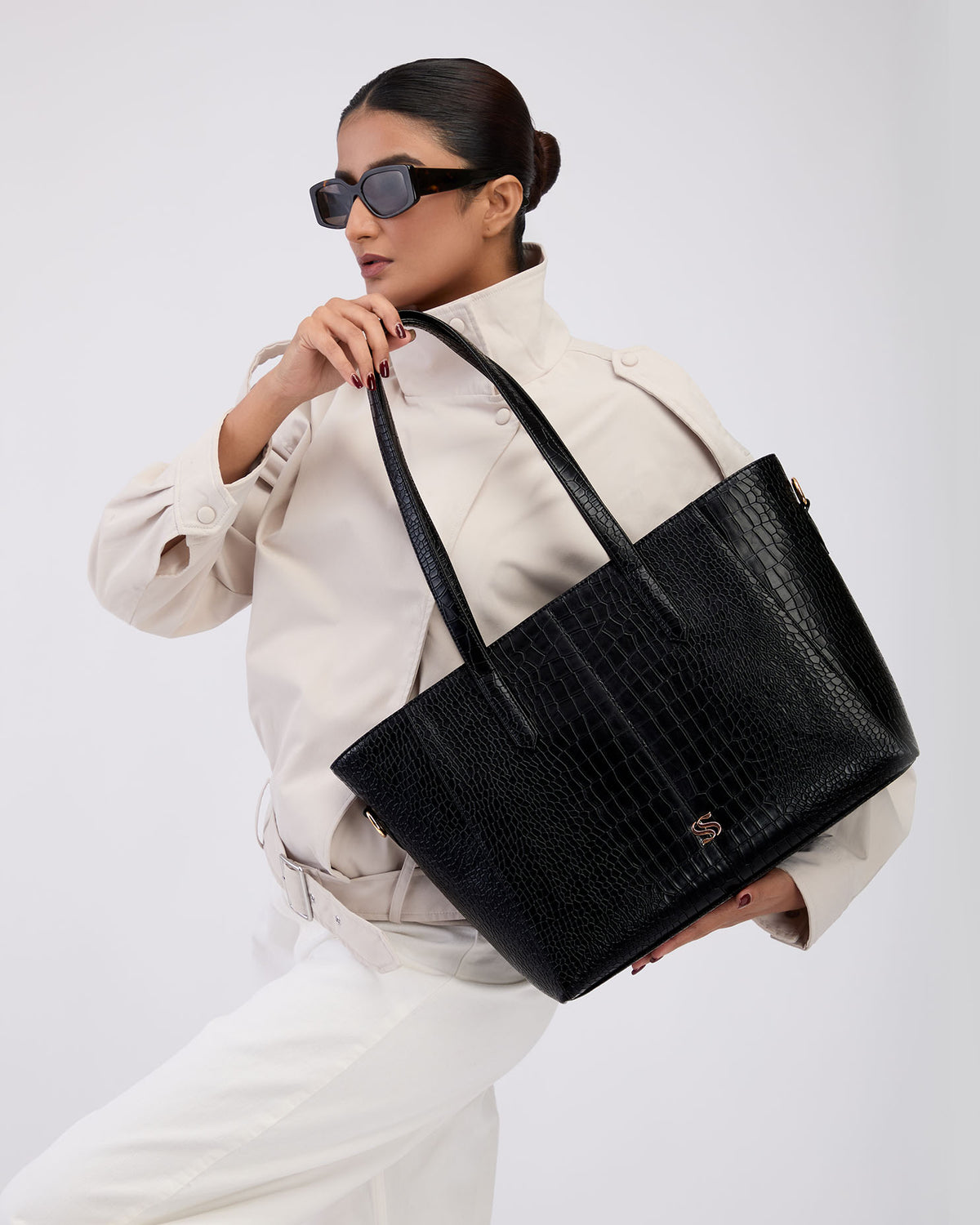 Charcoal Chic Verona Tote bag for 14" laptop