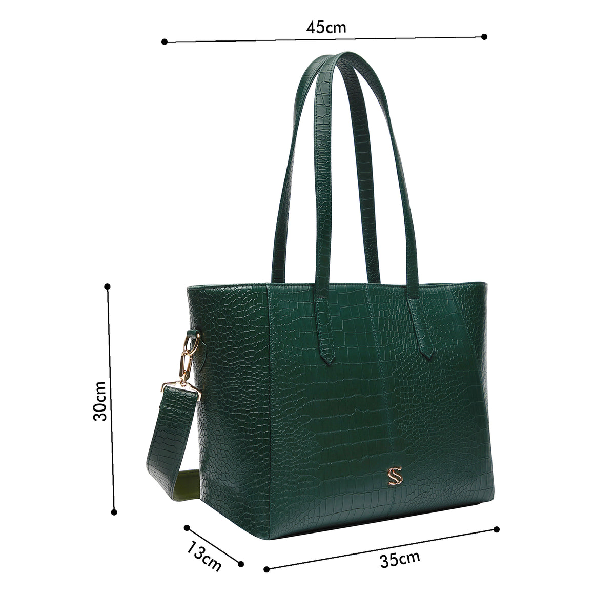 Emerald Elegance Verona Tote bag for 14" laptop