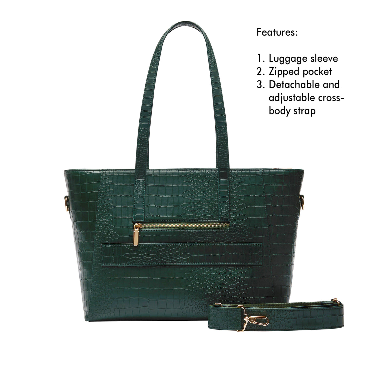 Emerald Elegance Verona Tote bag for 14" laptop