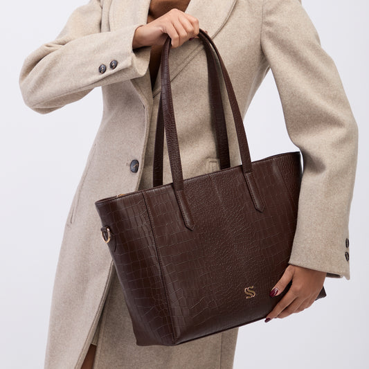 Mahogany Mystique Verona Tote bag for 14" laptop
