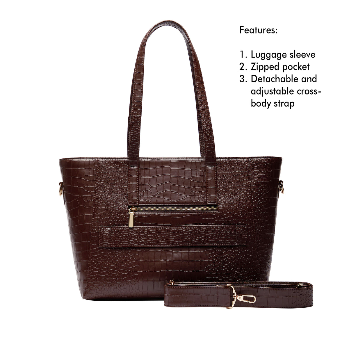 Mahogany Mystique Verona Tote bag for 14" laptop