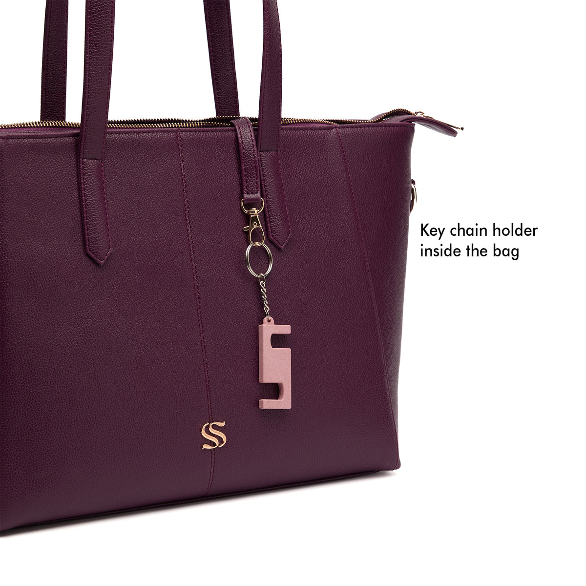 Burgundy Belle Verona Tote bag for 14" laptop