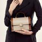 Walnut Crème Serena Handbag cum Sling bag