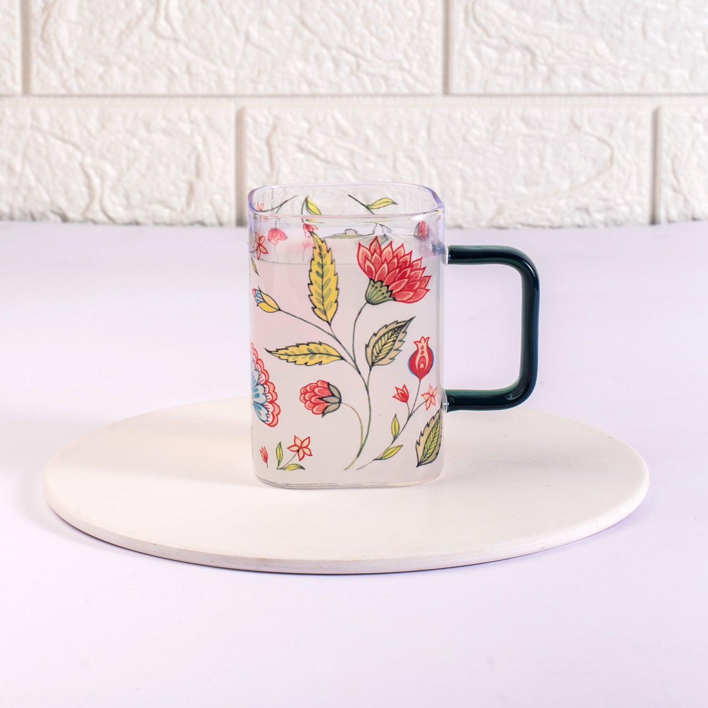 Enchanted Garden Square Coffee/Tea mugs - Set of 2 and 4