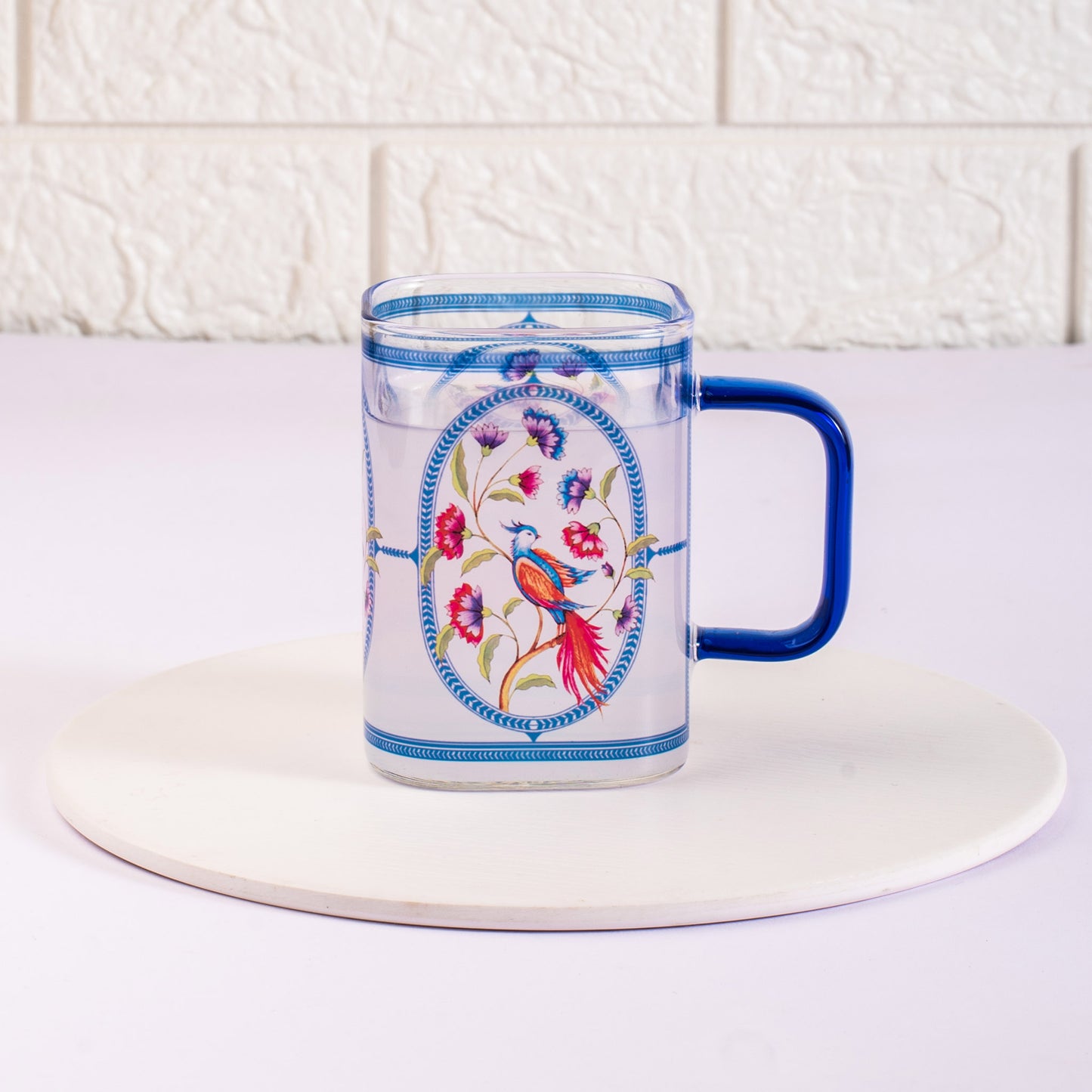 The Songbird Square Coffee/Tea mugs - Set of 2 and 4