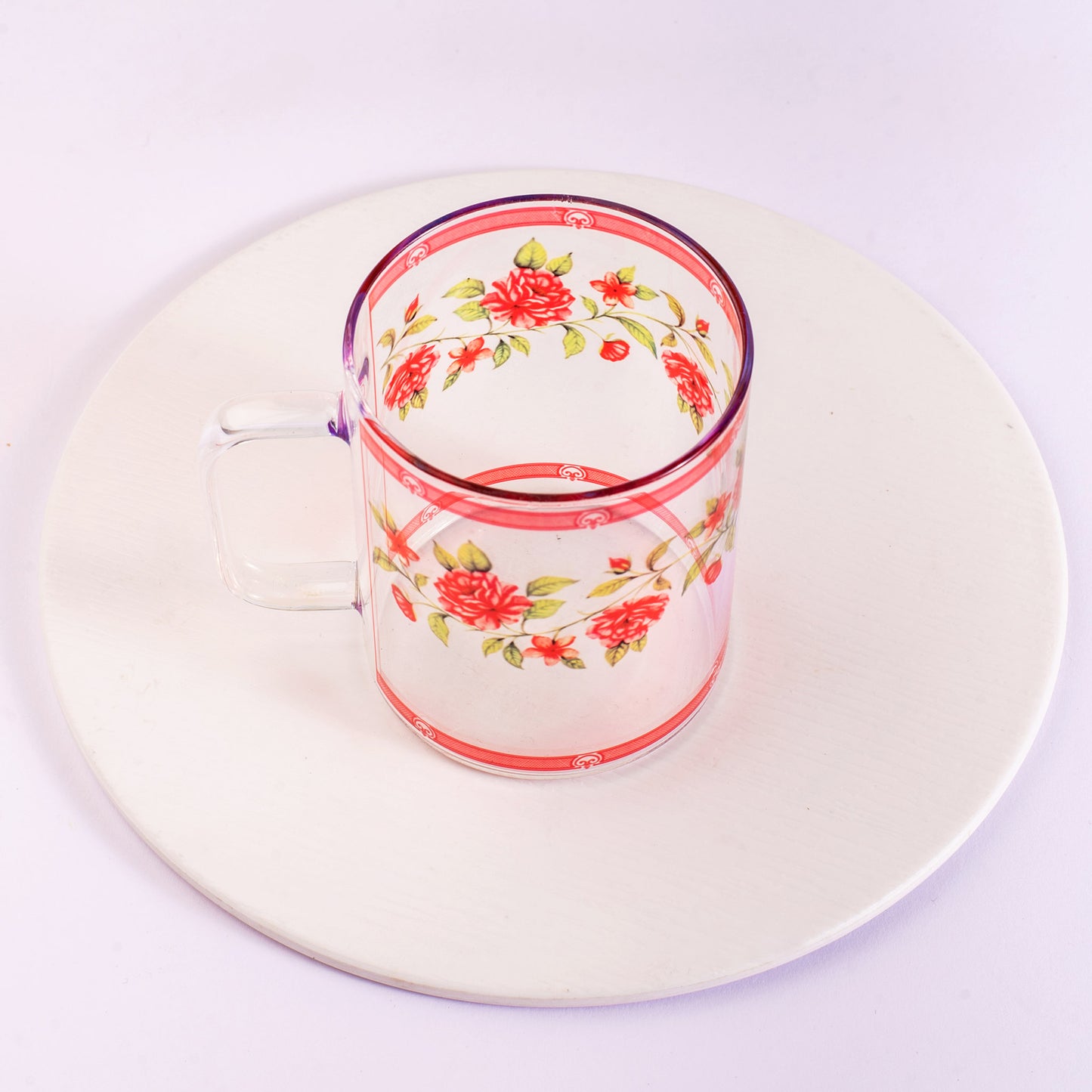 Shrub Roses Round Coffee/Tea mugs - Set of 2 and 4