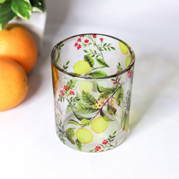 Zesty Lemon Beverage Glasses - Gift Set