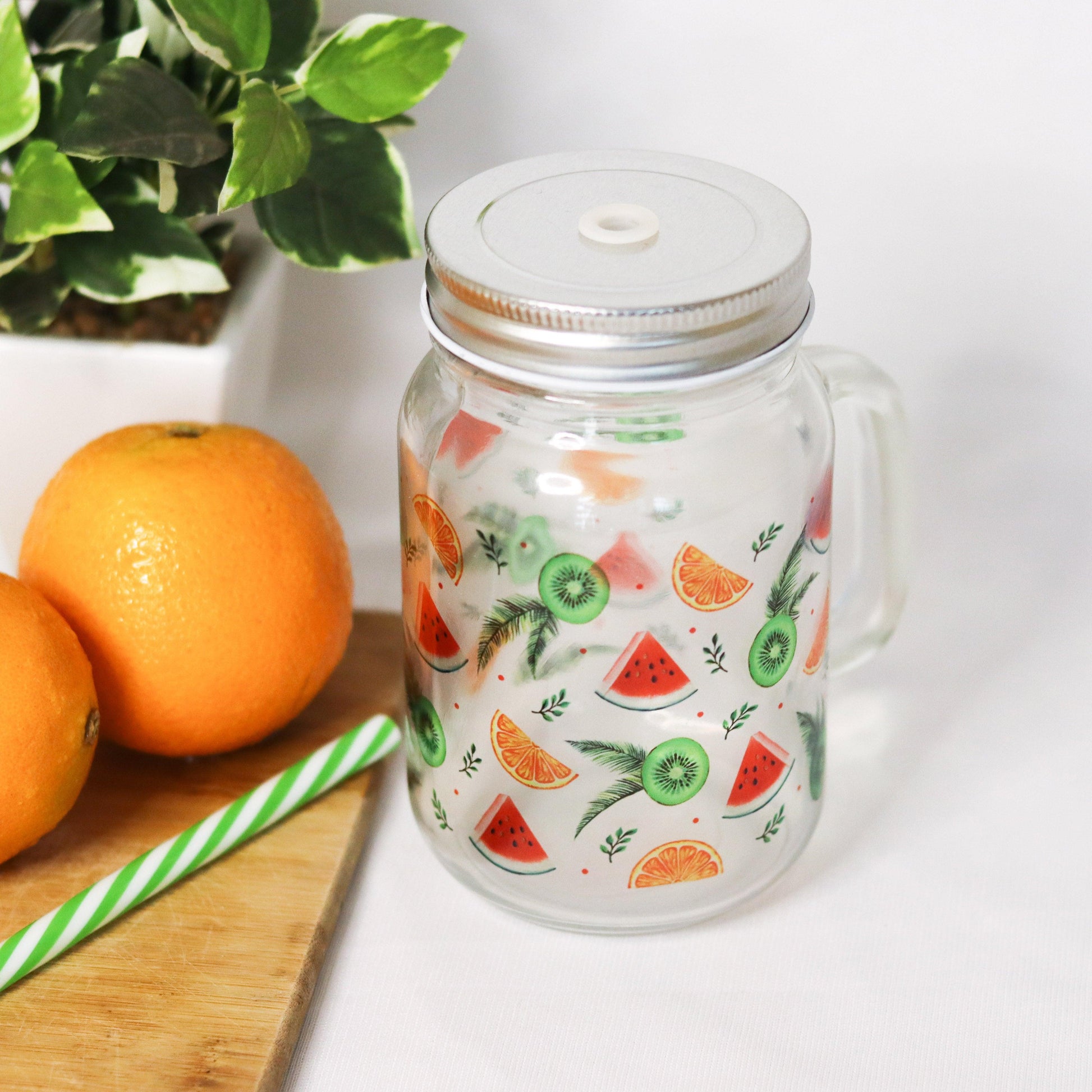 Fruit Fest Mason Jar - Strokes by Namrata Mehta