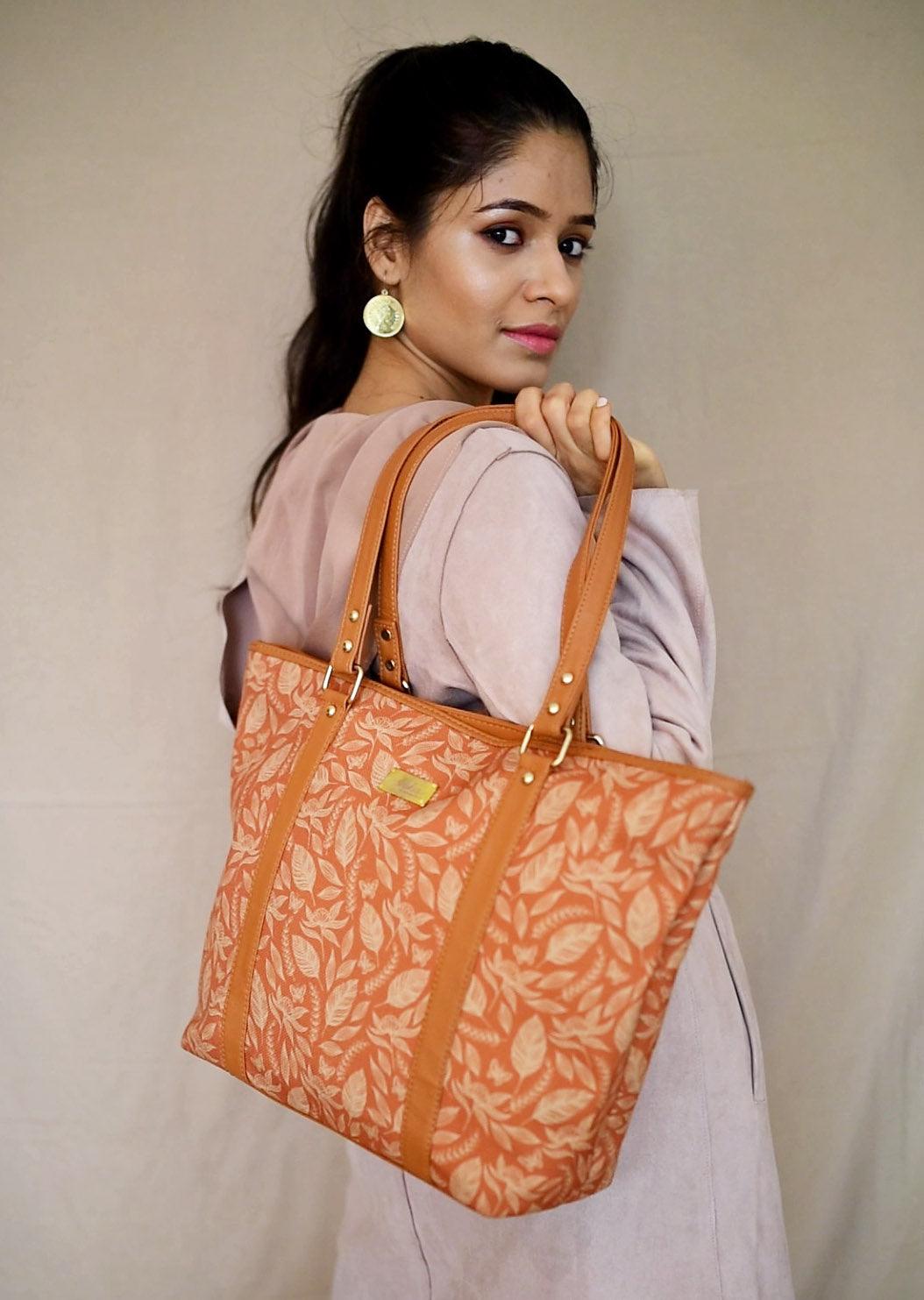 Forest Spice Tote Bag - Strokes by Namrata Mehta
