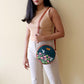 Lotus Field Orbit Sling Bag - Strokes by Namrata Mehta