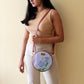 Chrysanthemum Orbit Sling Bag - Strokes by Namrata Mehta