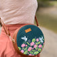 Lotus Field Orbit Sling Bag - Strokes by Namrata Mehta