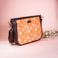 Vintage Blooms Orange Sling Bag