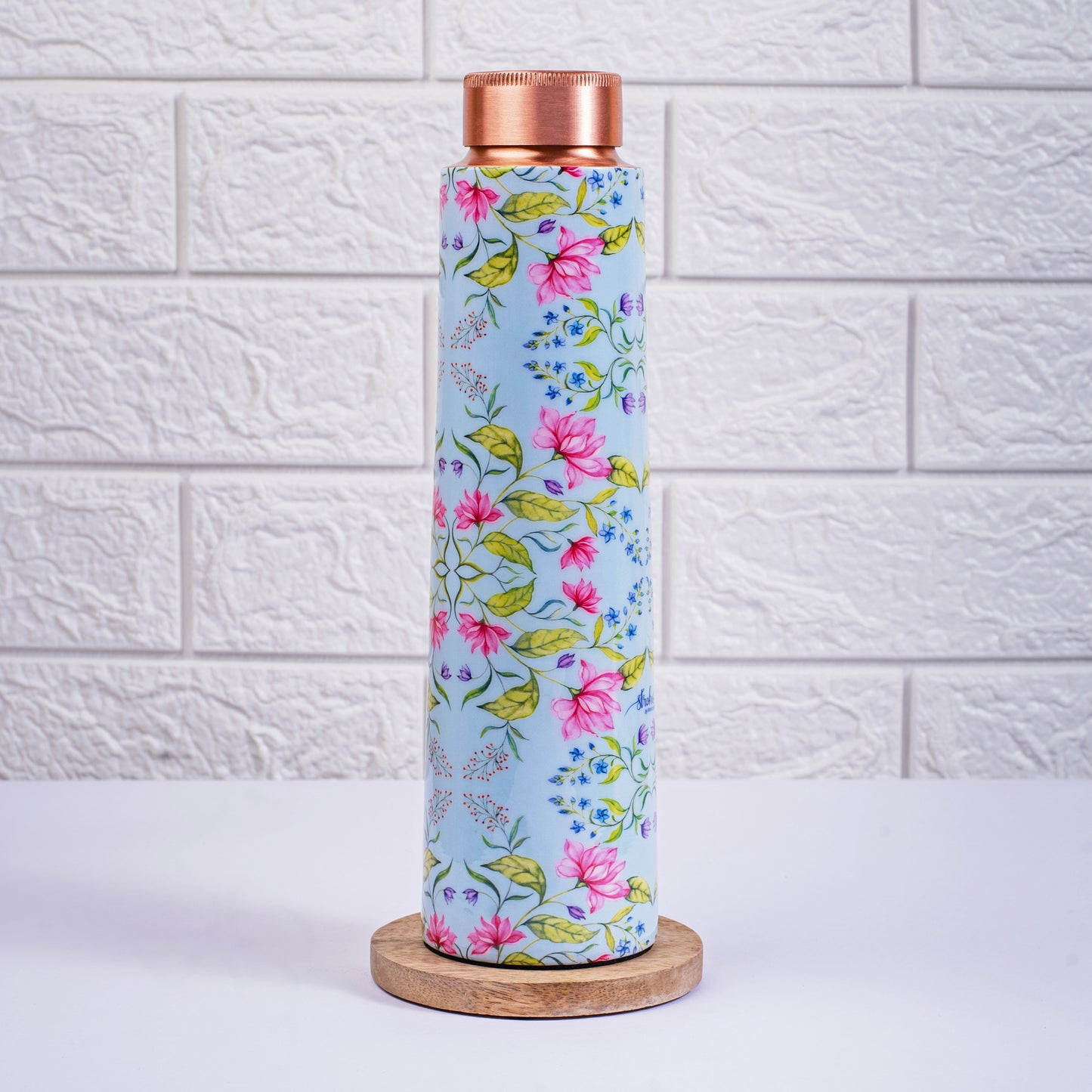 Summer Florescence Copper bottle - Light Blue