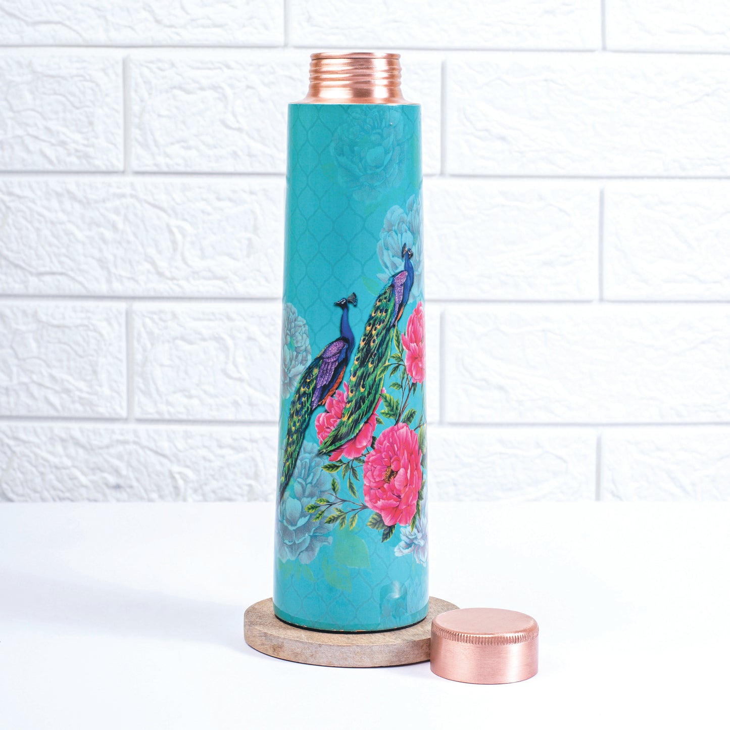 The Royal Peacock Copper bottle
