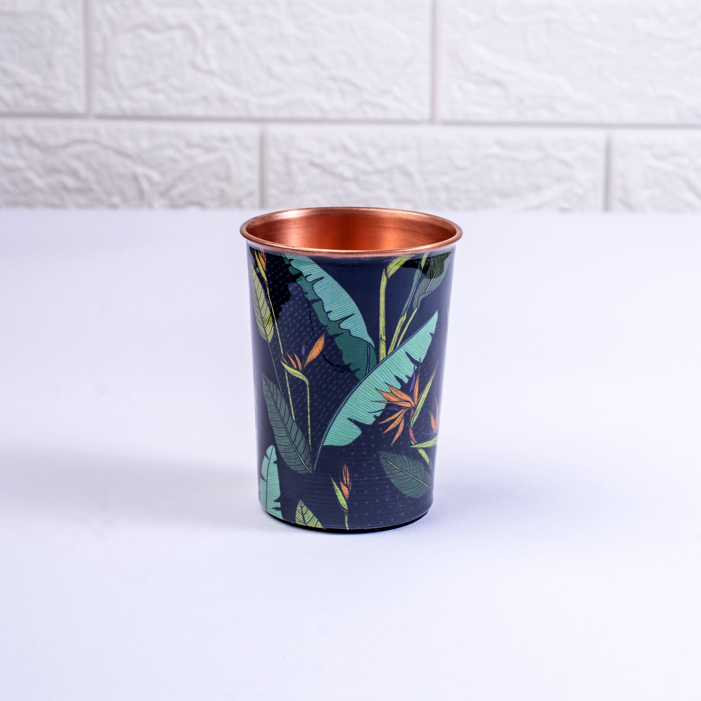 Birds of Paradise Copper Tumblers - Set of 2