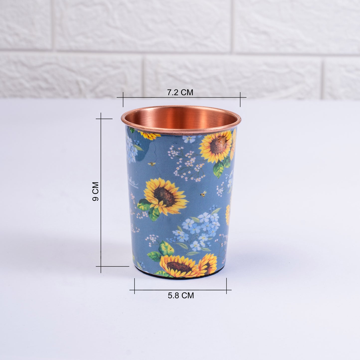 Garden Blooms Copper Bottle and Tumblers - Gift Set