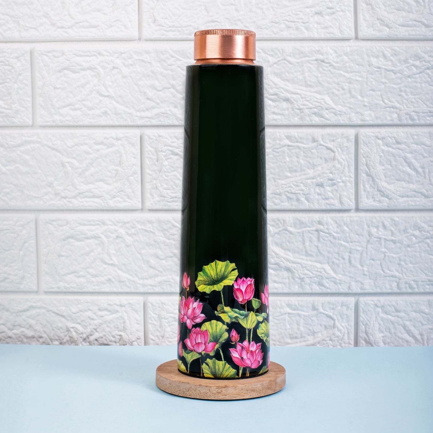 Lotus Field Copper Bottle and Tumbler Set