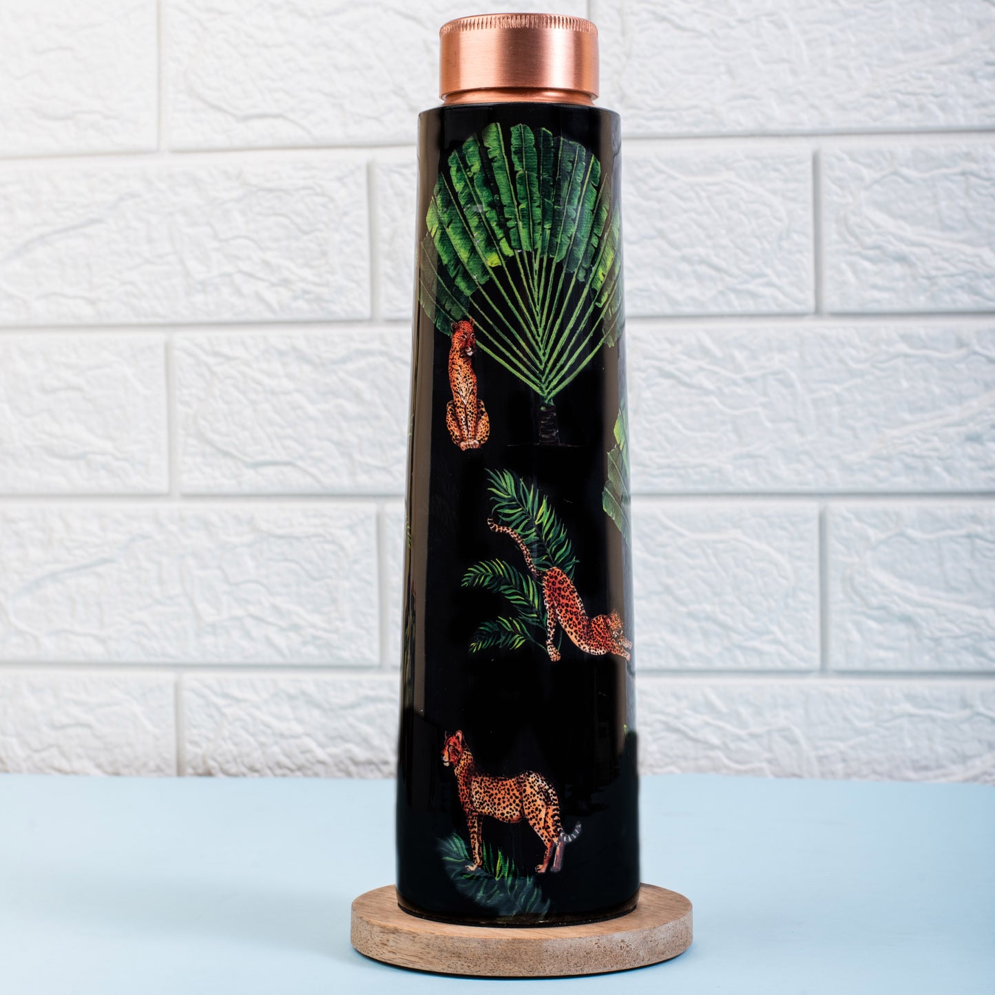 The Leopard Print Copper bottle