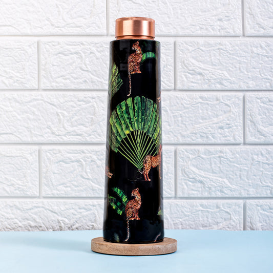 The Leopard Print Copper bottle