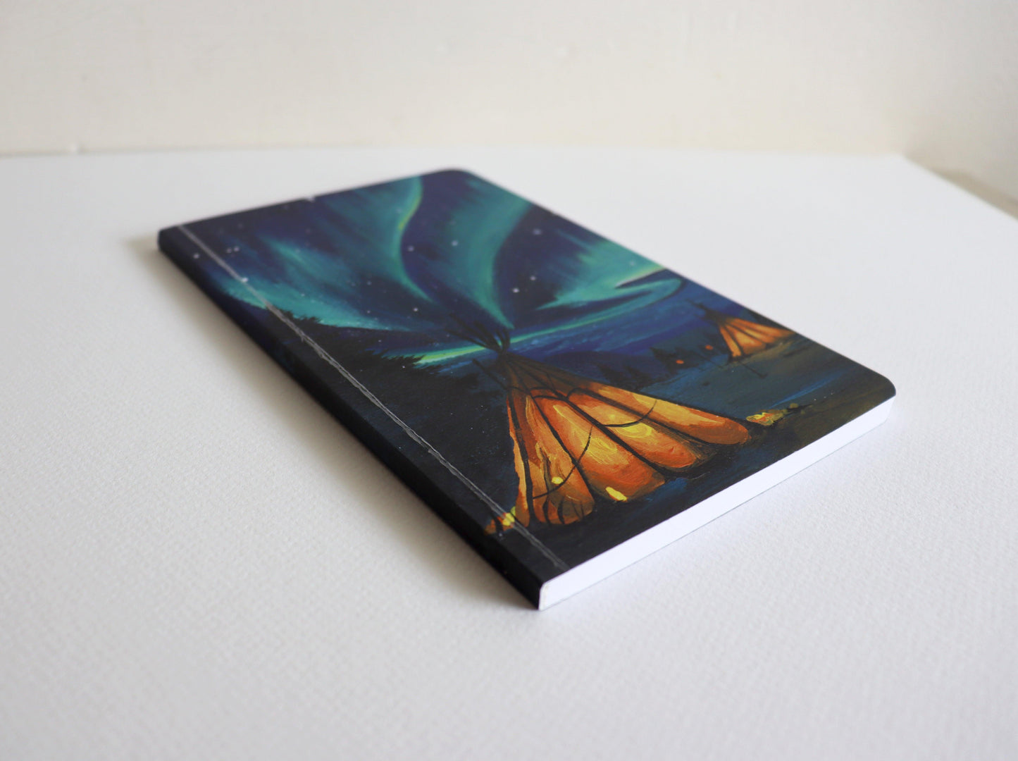 Camping under the stars Notebook - Strokes by Namrata Mehta