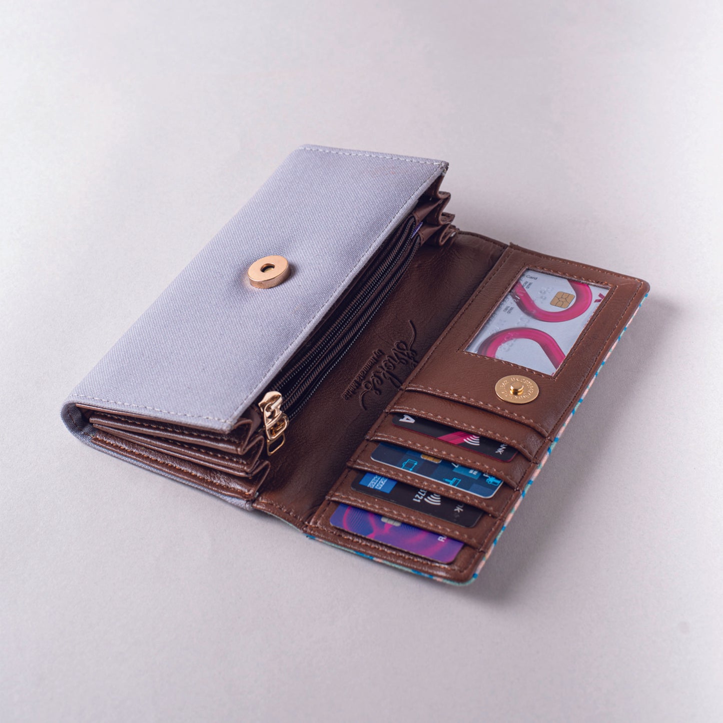 Pastel Palette Clutch Wallet
