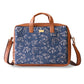 Blue Baby Breaths Women's Laptop Bag - Strokes by Namrata Mehta