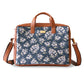 Green Floral Women's Laptop Bag - Strokes by Namrata Mehta