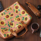 Sunflower Field Peach Women's Laptop Bag - Strokes by Namrata Mehta