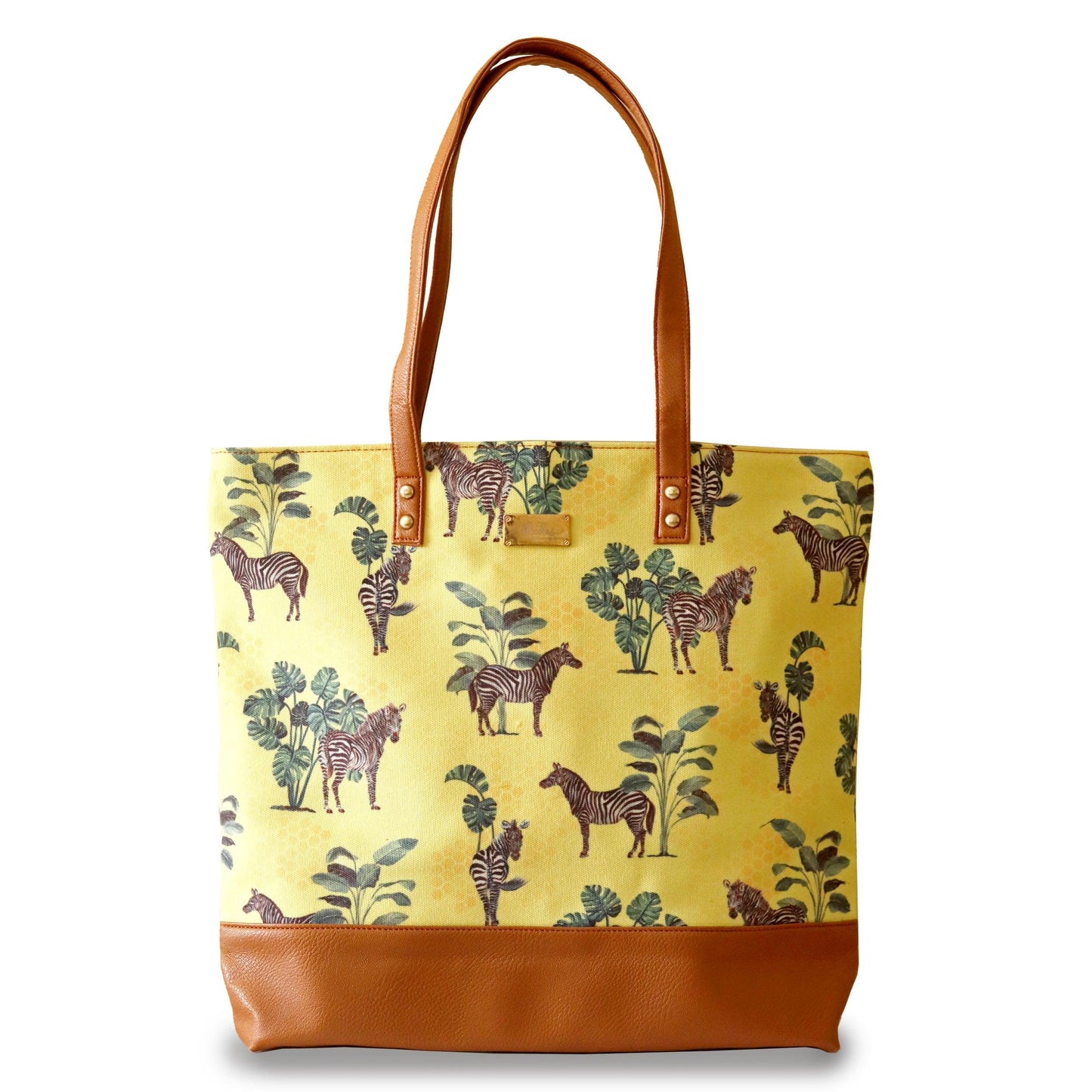 Zebra Print Tote Bag - Strokes by Namrata Mehta